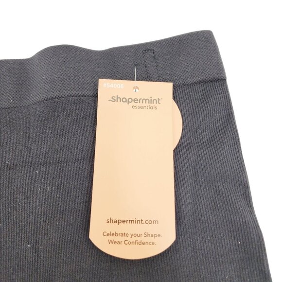 Shapermint Essentials High-Waisted Shaper Panty Size M/L Black Seamless Stretch - Picture 5 of 7